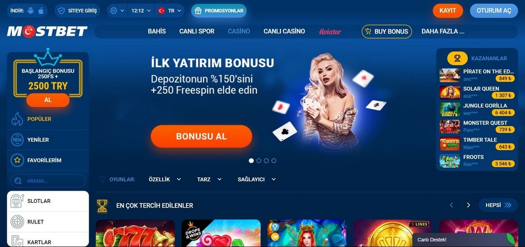 Mostbet Online Casino CZ